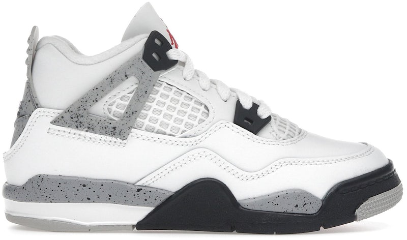 Air Jordan 4 'Retro White Cement 2025' (PS)
