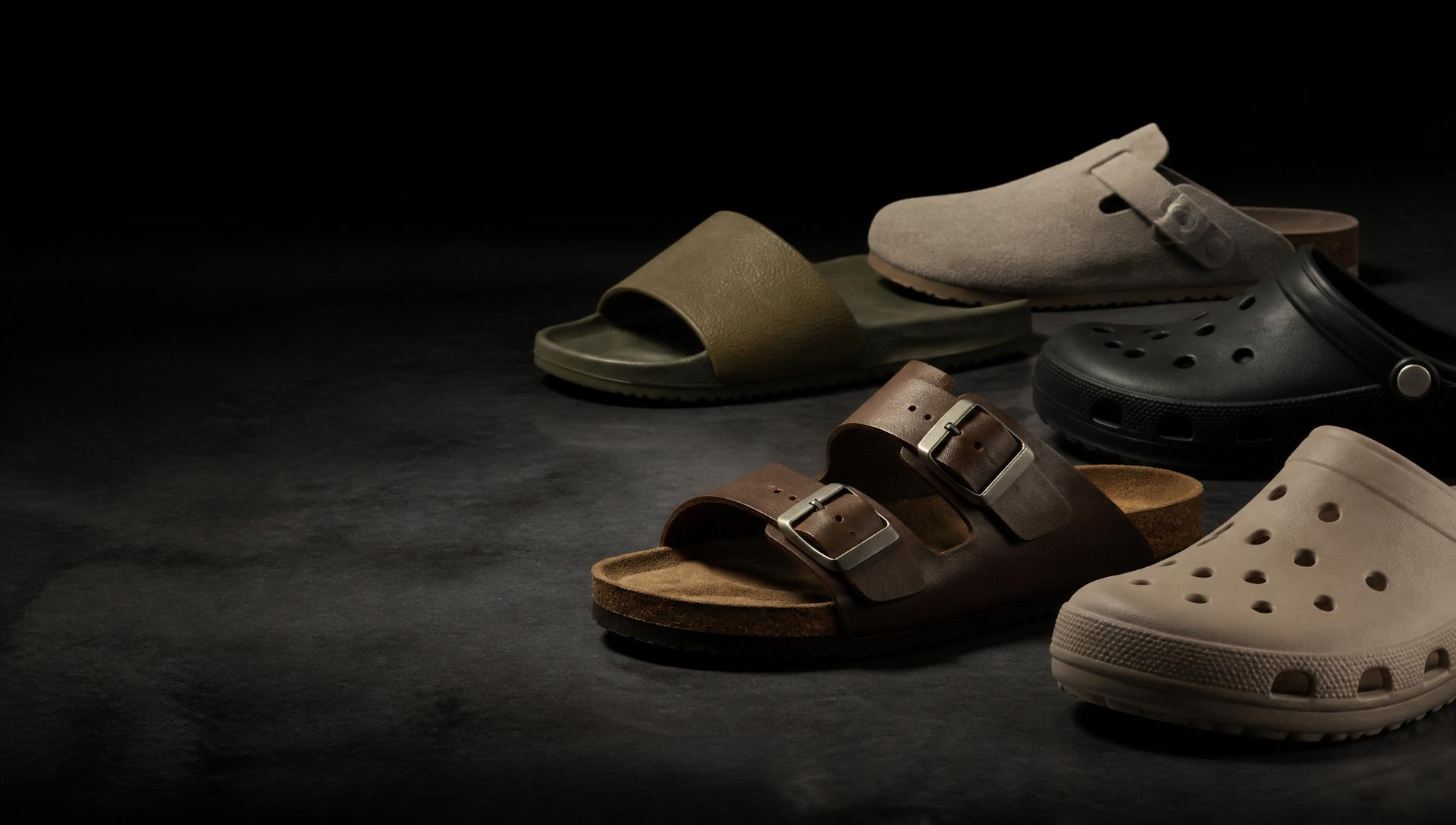 Birkenstocks and Crocs